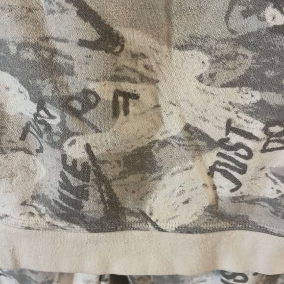 Nike Just Do It Graffiti Print Hooded Hoodie Sweatshirt Sweatpants 2 Piece Set - Picture 7 of 13